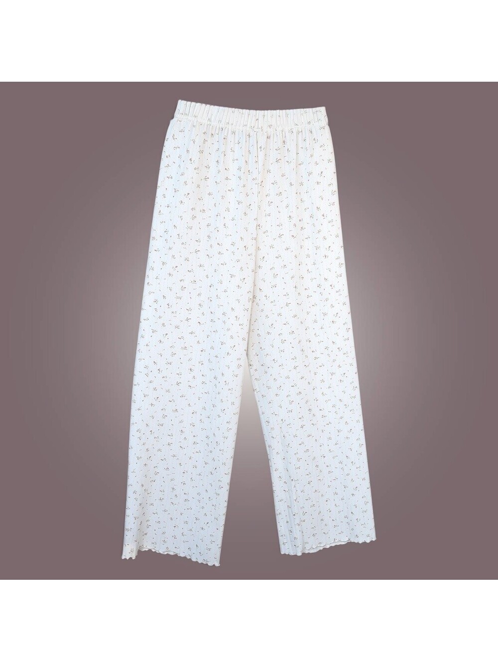 Dazy White Floral Lounge Pants | S